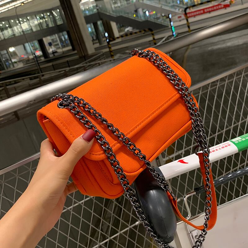 レッドスタイルサマーチェーン 夏物 スクウェア メッセンジャーバッグ 手作りハンドバック68705828677