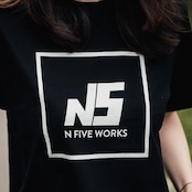 N5 ロゴTシャツ 半袖 黒