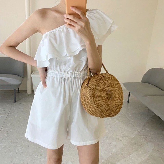 オフショルダージャンプスーツ　23113