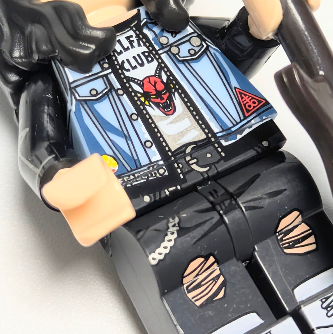 1月下旬再入荷予定！☆ブロックフィギュアキーホルダー☆【 Stranger Things / ストレンジャーシングス 】 エディー・マンソン 〚アメリカン雑貨 アメトイ〛