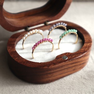 ［RIng］petit birthstone ring/14kgf