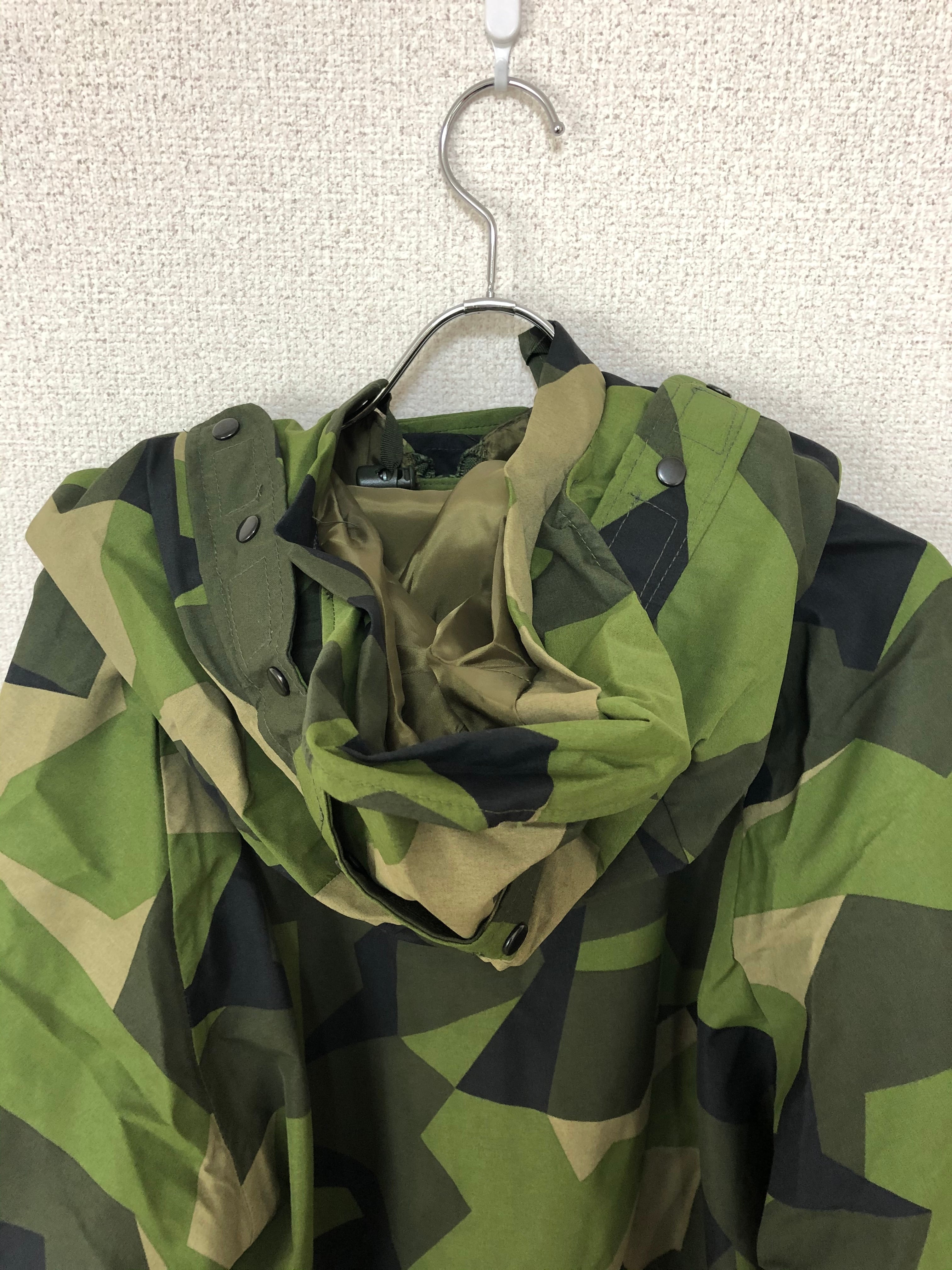 DEADSTOCK】00s Swedish Army M90 Camo Field Jacket | PLUS
