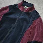 Norm Thompson switching design velour track jacket