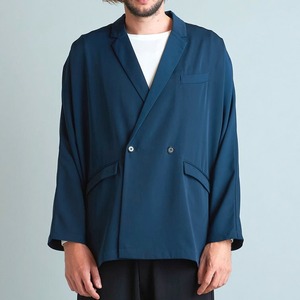 Dolman Sleeve Double breast JKT　Blue Green