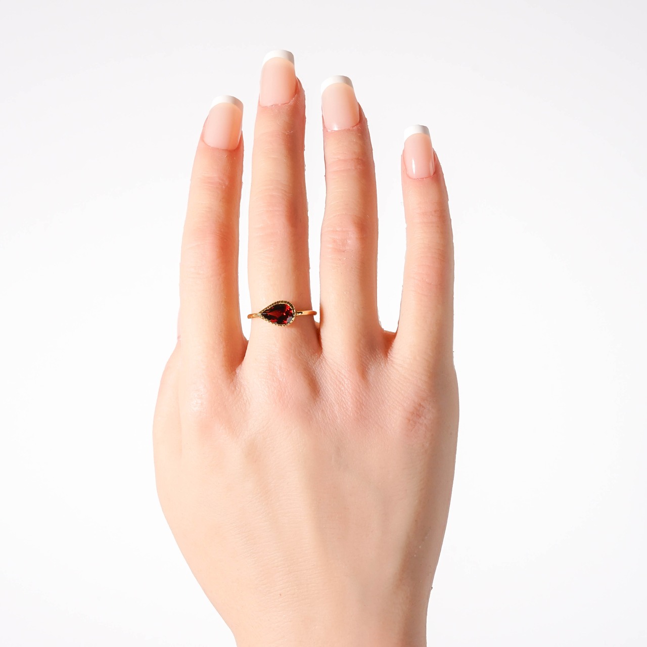【13号】ガーネット リング（プチ）