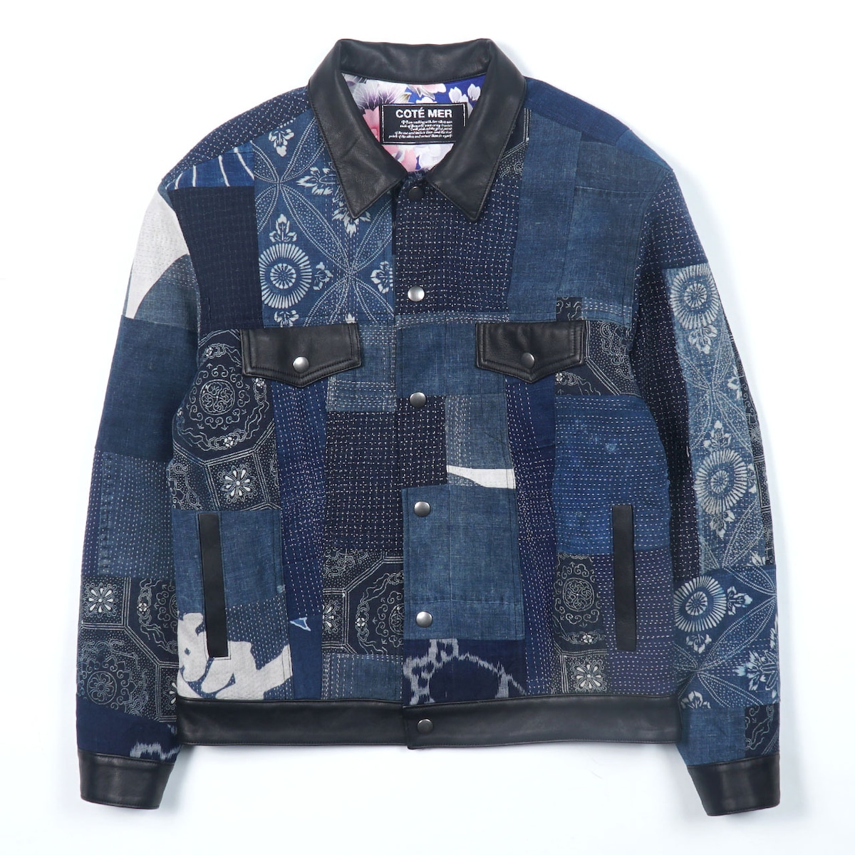 GJK-M0013】藍染めGジャン JAPANESE INDIGO TRACKING JACKET | 【 COTÉ 