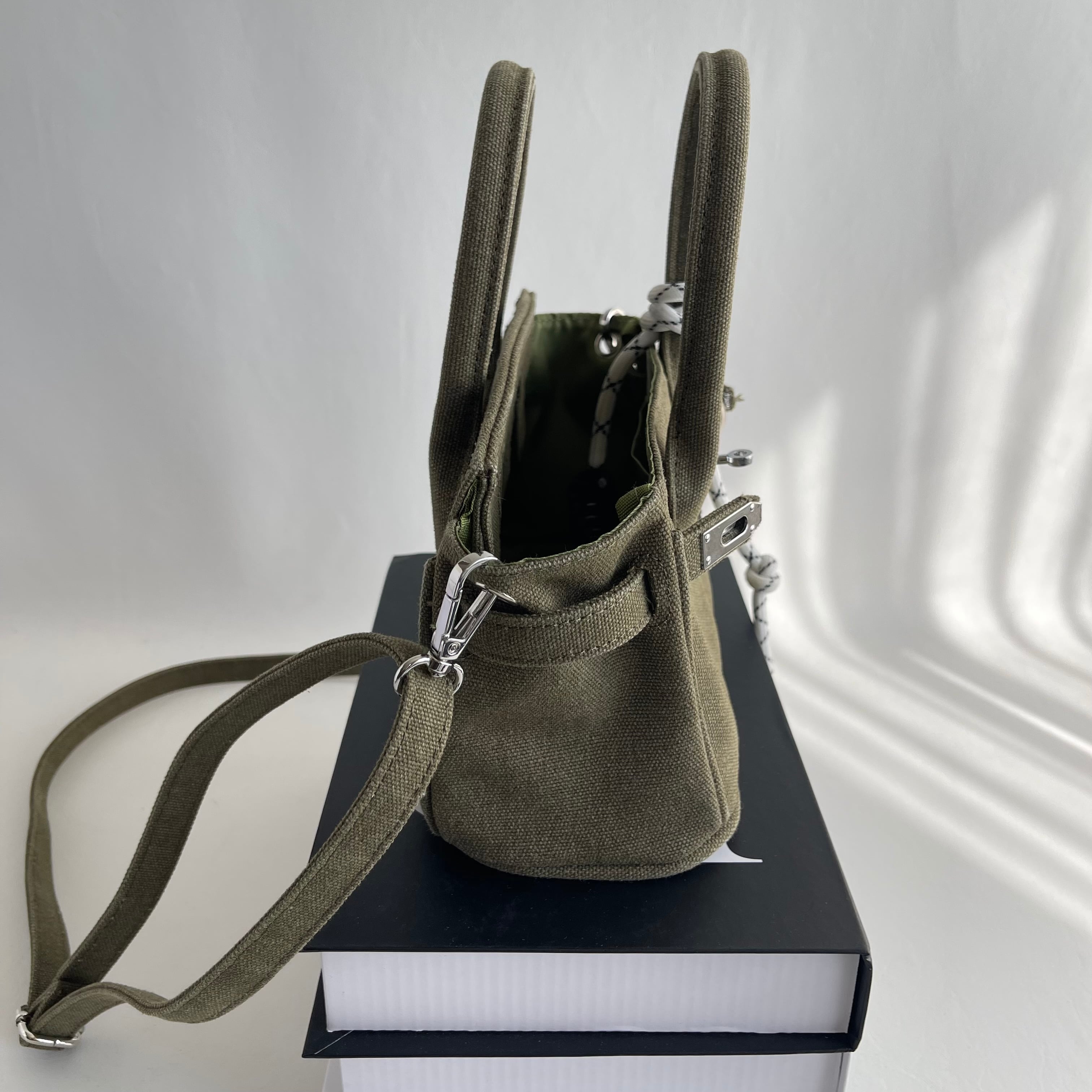 KANAGU army mini BAG / カラーが選べる&マルシェバッグ付 | meong blue