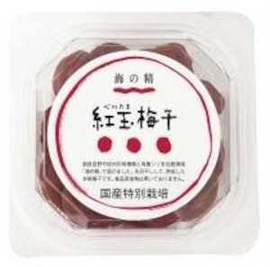 国産特栽・紅玉梅干 ２００ｇ　海の精