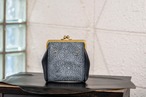 【soul;solid】Brass  clasp ポーチ ぷっくりマチ　#ALASKA(black)×AMAZZONIA(black)