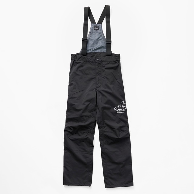 ロゴパターンBREATHTECH®３LAYERレインビブパンツ［BLK］
