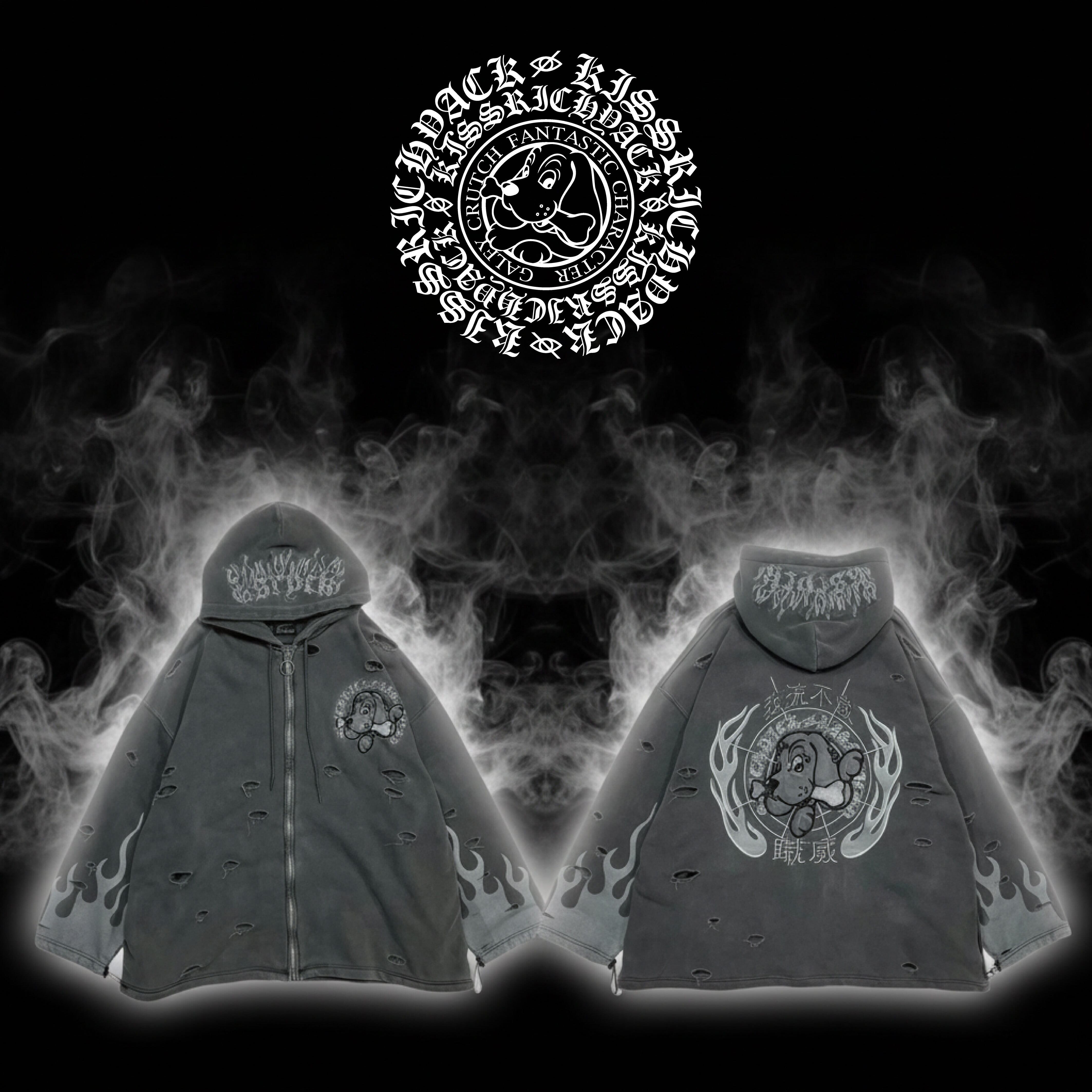 即納】「火の輪 蹴威パーカー」 | KRY clothing