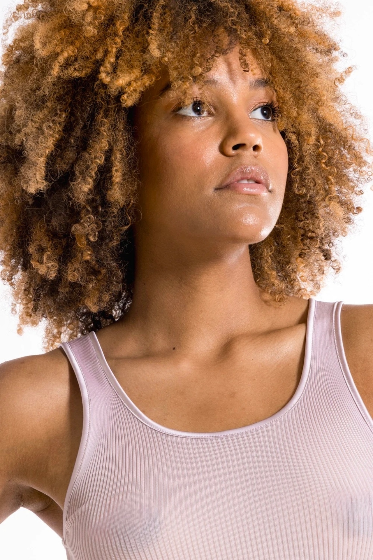 ピュアシルク　トップス　ローズウッド　３サイズ　OSCALITO