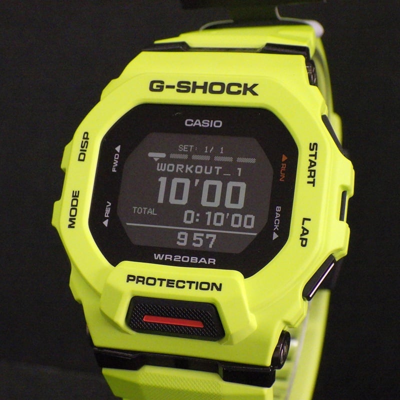 カシオ G-SHOCK GBD-200-9JF イエロー [20気圧防水 歩数・カロリー