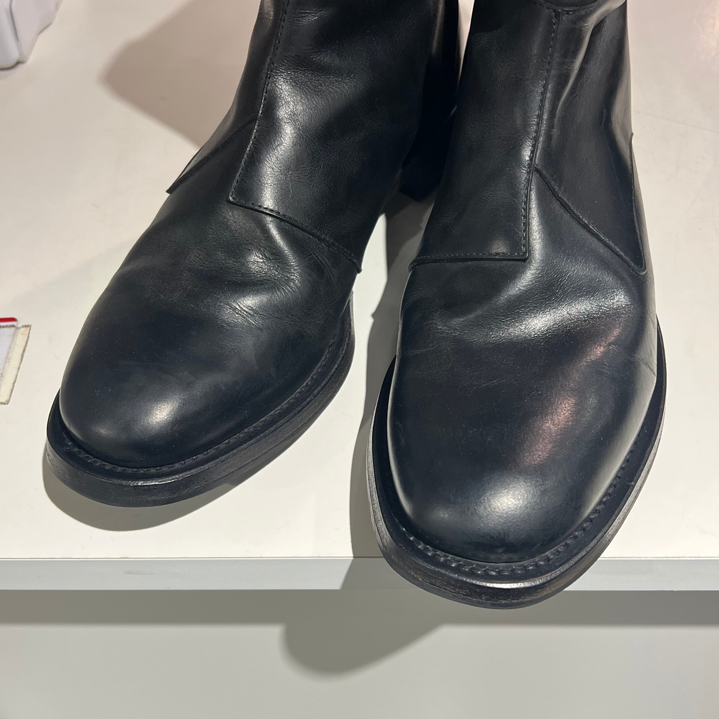 Yohji Yamamoto POUR HOMME ヨウジヤマモトプールオム シェレヴィッキオヴィッキ MOOK-UP BOOTS レザーブーツ  SIZE41(約26cm) 【表参道】 | ブランド古着Brooch powered by BASE