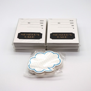 メンバーズカード・スタンプカード・店舗用備品・値札ポップ付・No.201017-34・梱包サイズ60