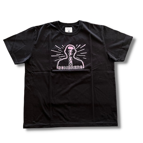 Golden Sombrero LOGO Tee ‘22 Black designed by Ryohei Kazumi