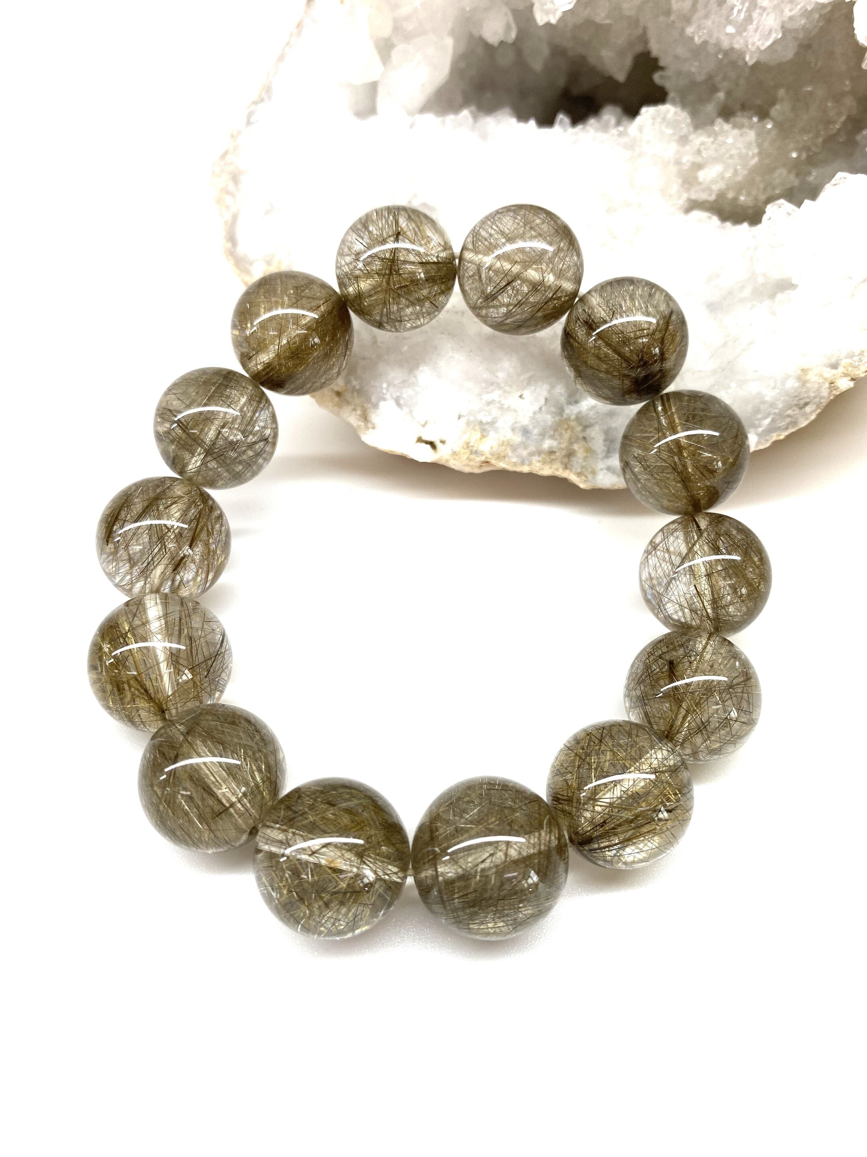 ◇一点物ブレス◇ AAAAシルバールチルクォーツ 約16.16.5mm | 天然石 