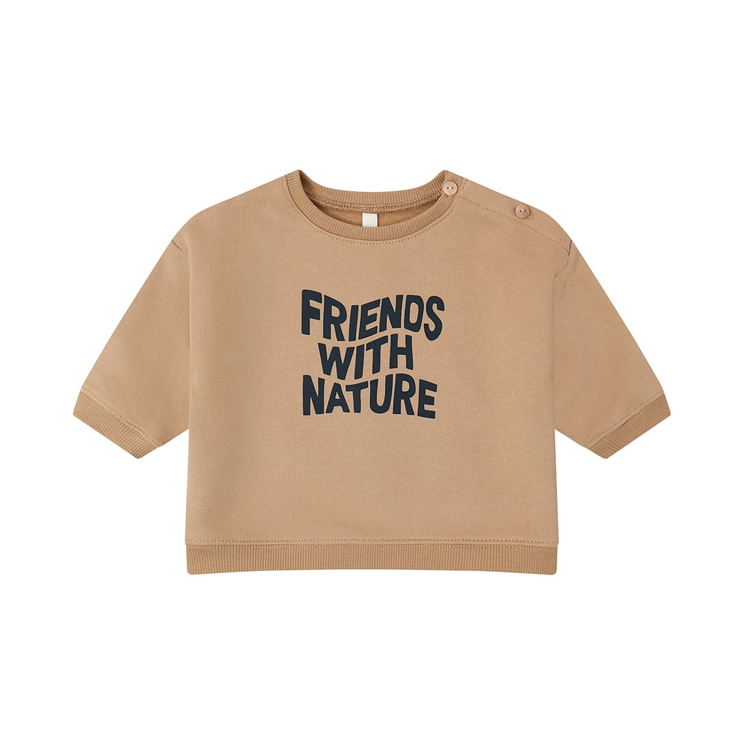 organic zoo / Friends with Nature Sweatshirt / 6-12M・1-2Y・2-3Y・3-4Y・4-5Y