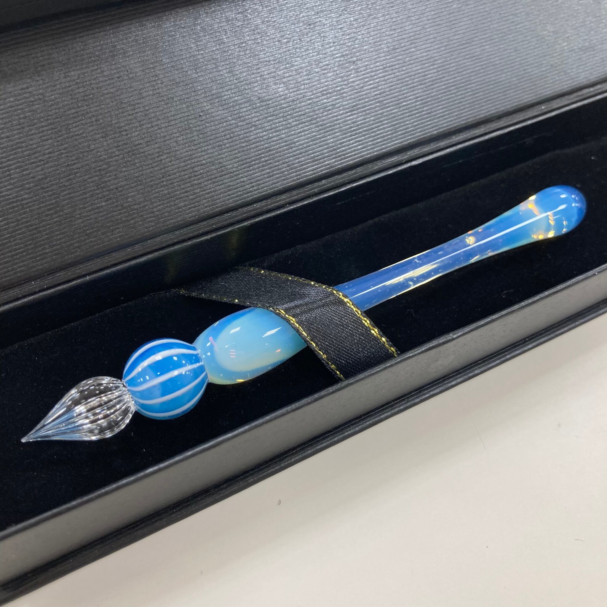 ぐり工房 ガラスペン 和スイーツ 限定色 ソーダ 【ぐり工房