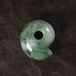 糸魚川翡翠 圧砕 まるまがたま 勾玉  8.8g Itoigawa crushed Jadeite Magatama