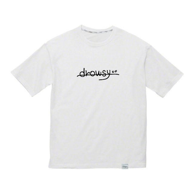 drowsy..FRONT LOGO PRINT TEE / 24SS / WH