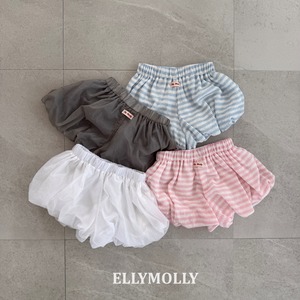 [予約] ELLY MOLLY - berry form bloomer ( sora / pink / white / gray )