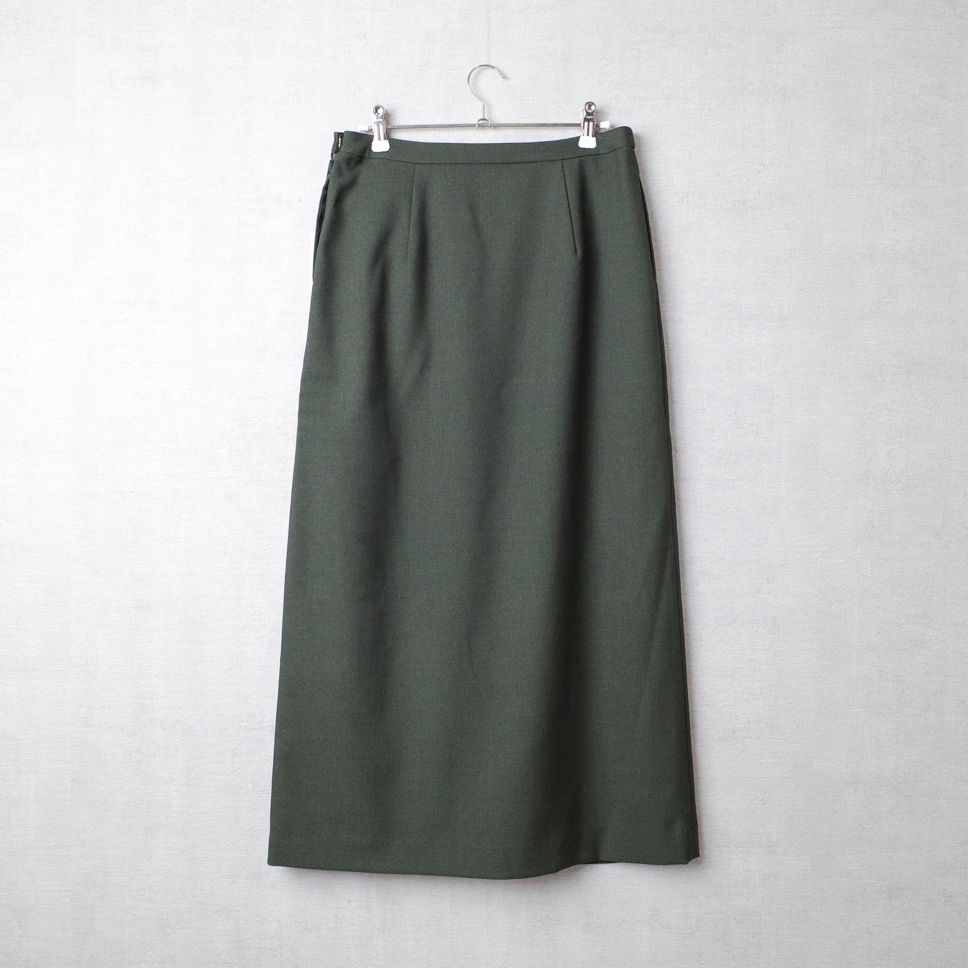 [NEW] RIM･ARK	SLIT SKIRT KHAKI 460BAL31-0230
