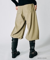 サイドペイントオーバルジョガーパンツ (KHAKI) CQ-49018