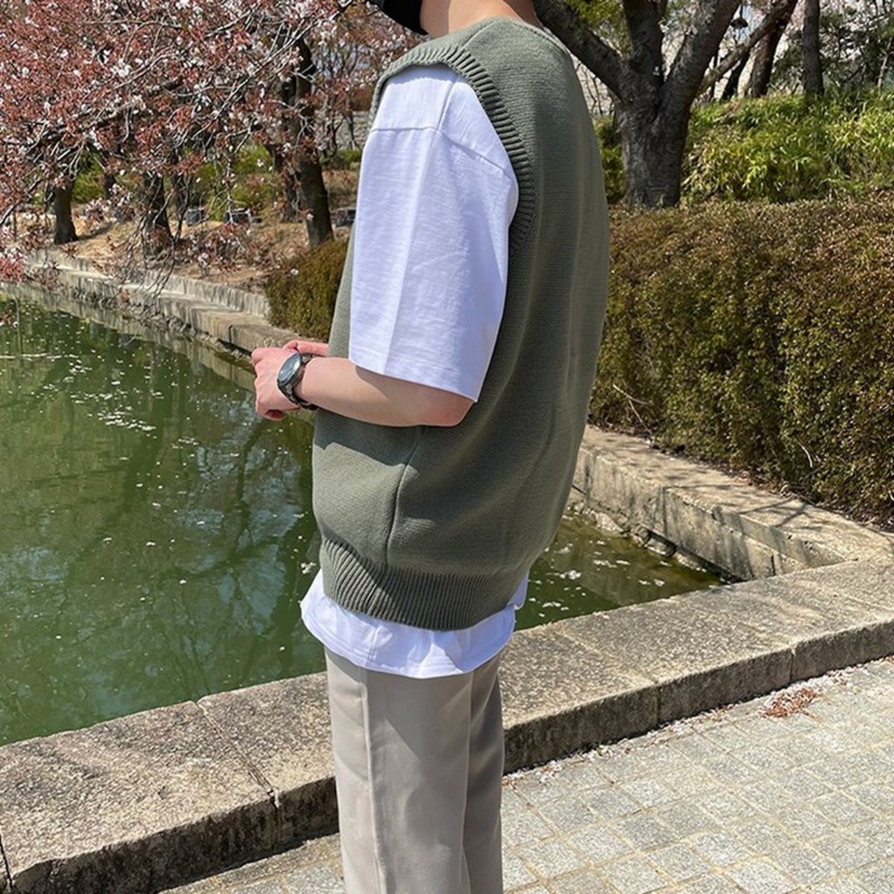 ニュアンスカラーニットベスト　MT0080227