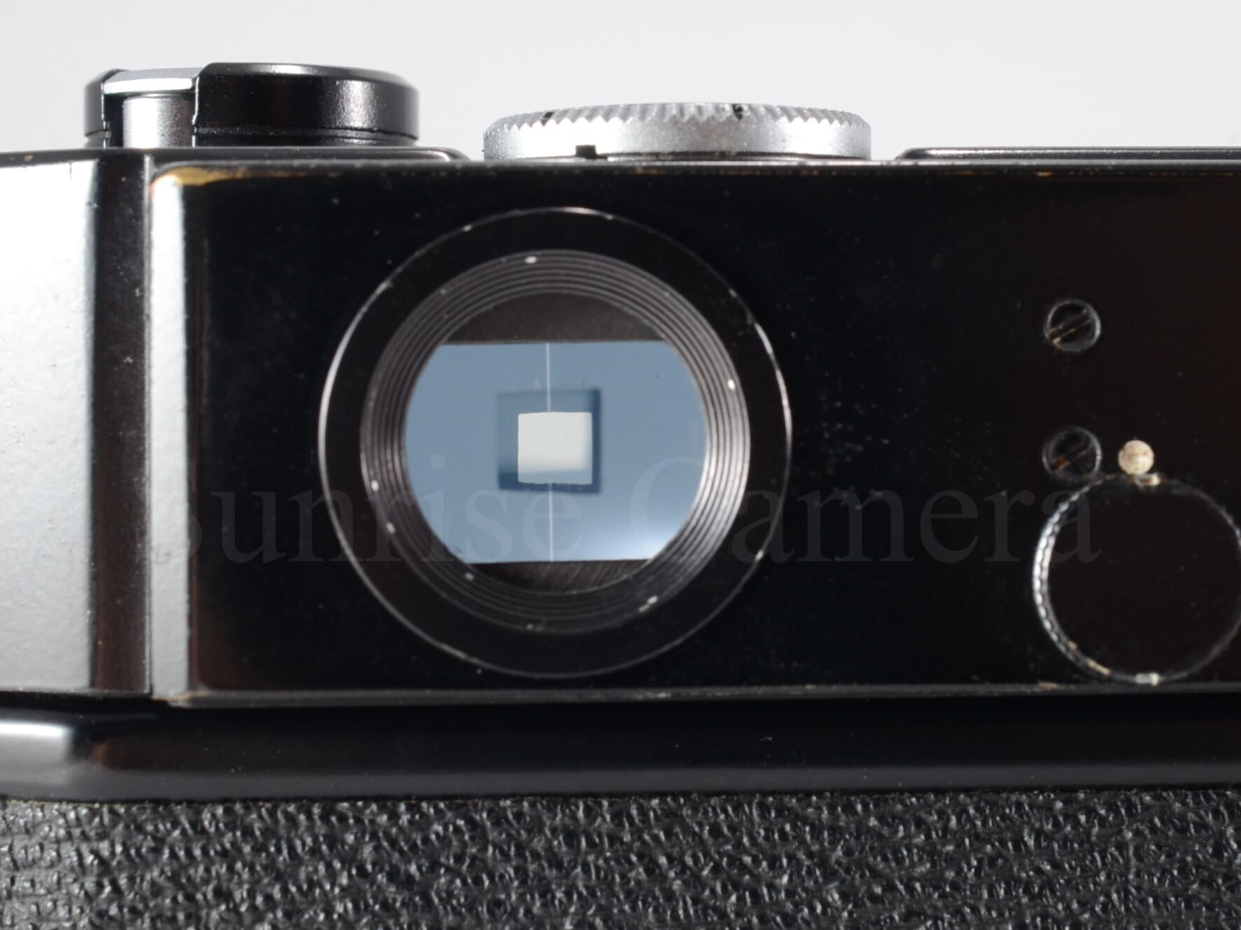 Canon MODEL 7 ブラックボディ 整備済 革ケース付 キヤノン (55679