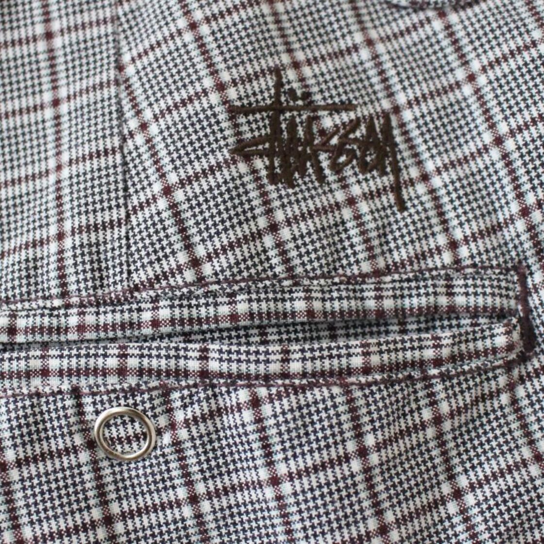 STUSSY ステューシー 00s ショートパンツ 中国製 チェック柄 30 （w 