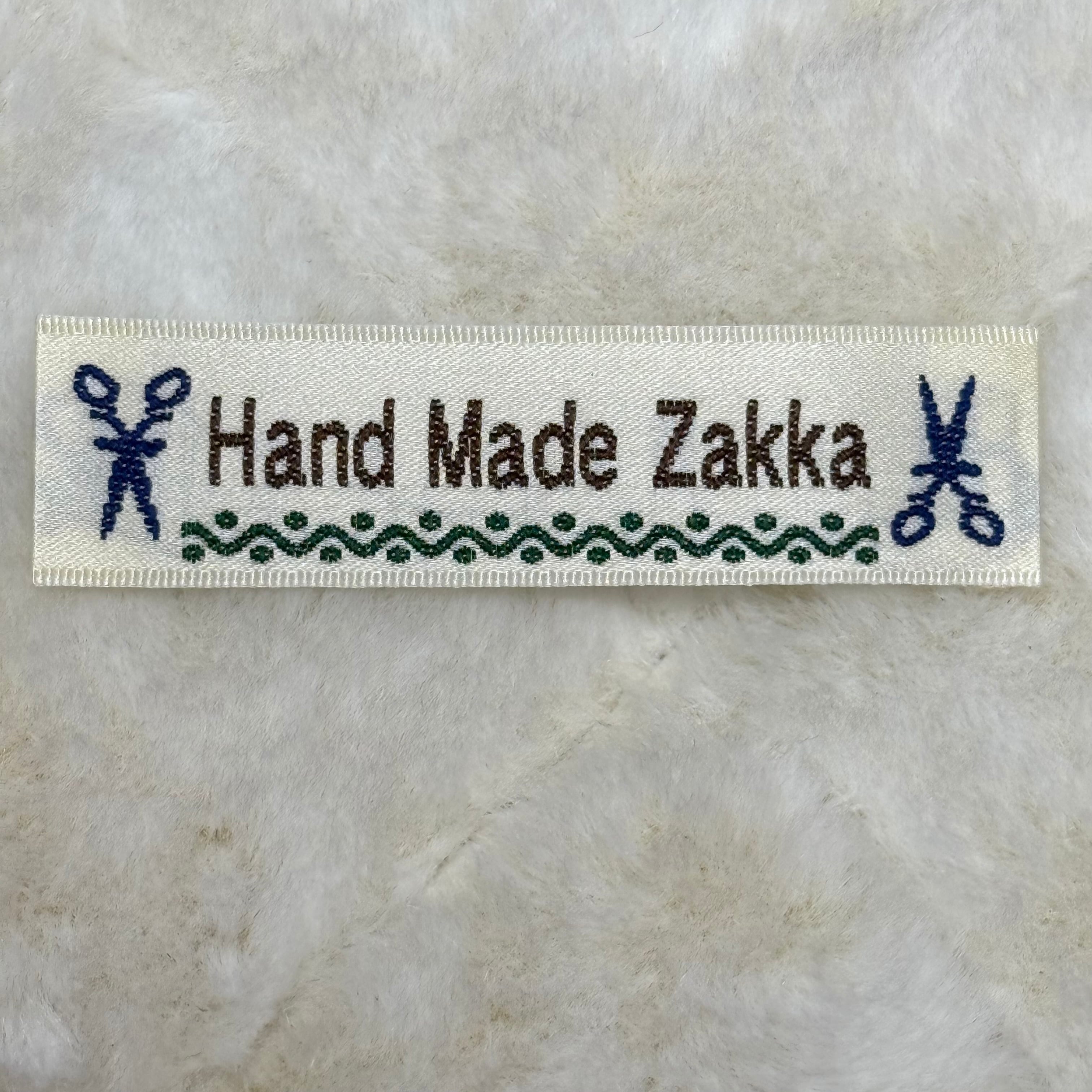 HandMadeZakka織りネーム 10枚セット配色お任せ | はるじぃの織り