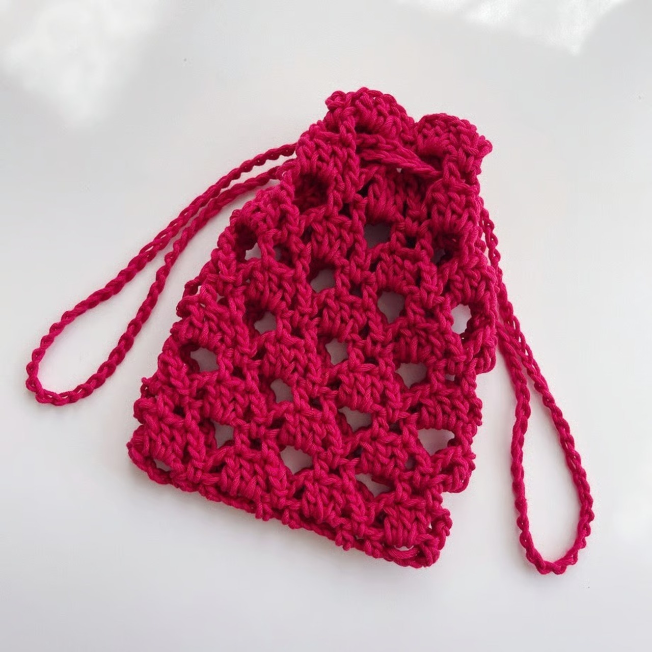 [Pattern] 三角メッシュポーチ