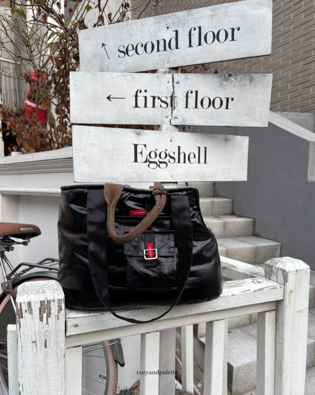 予約【COZY N】Cheese Bag (Glossy Black Edition)