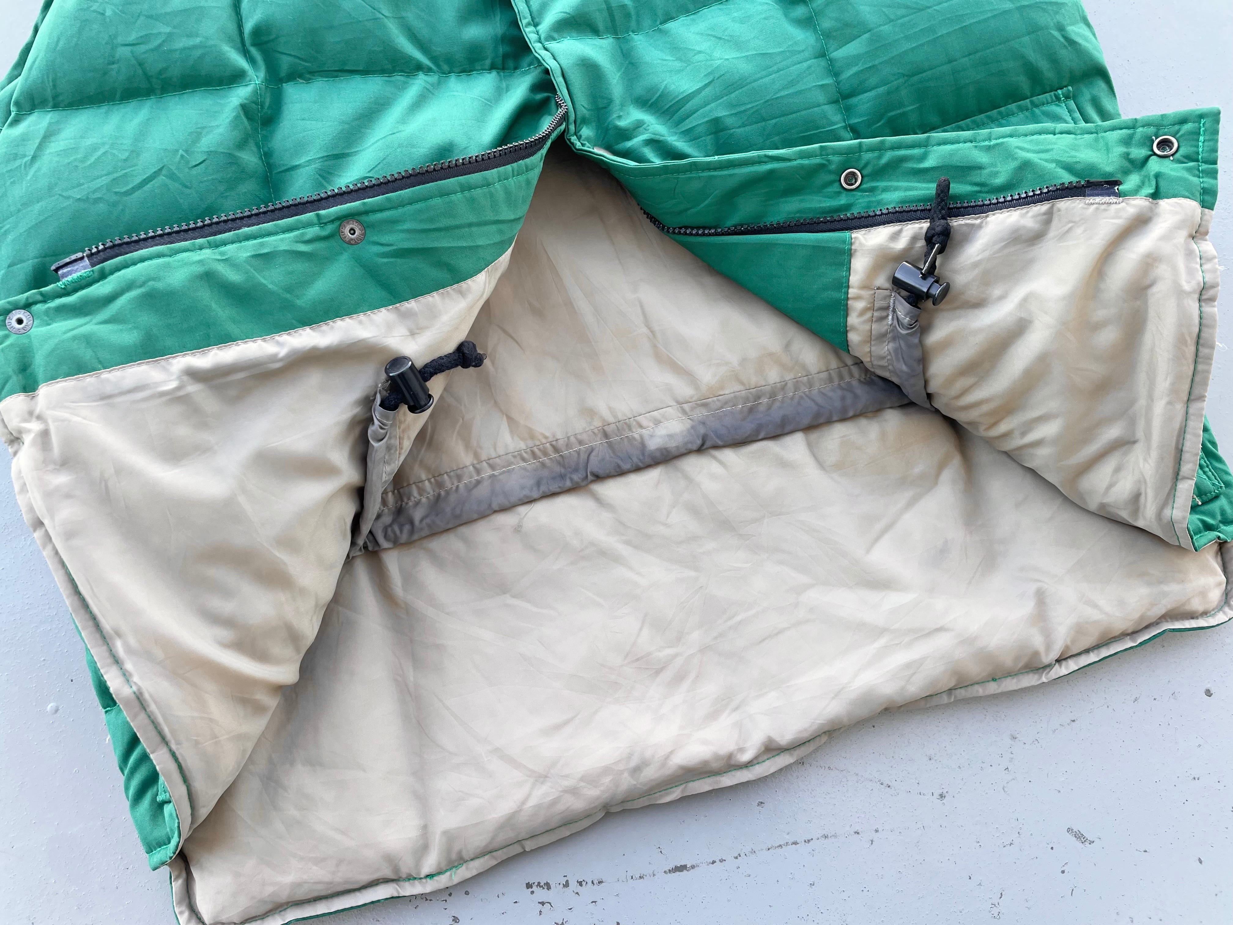 ST.JOHN'S BAY Down Vest XLsize!! 90s | Blue Ribbon -used&vintage-