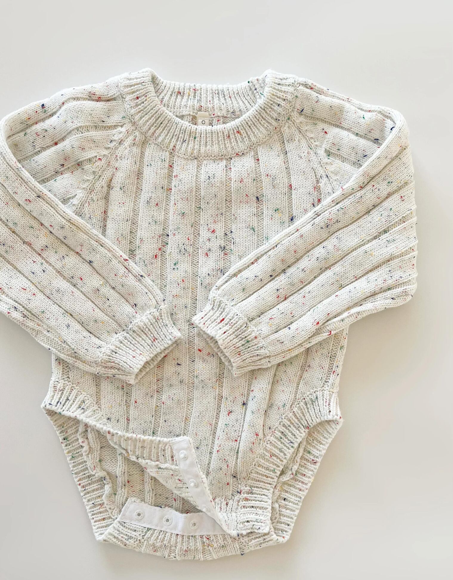 OAT Wide Ribbed Knit Onesie ‘Sprinkle’