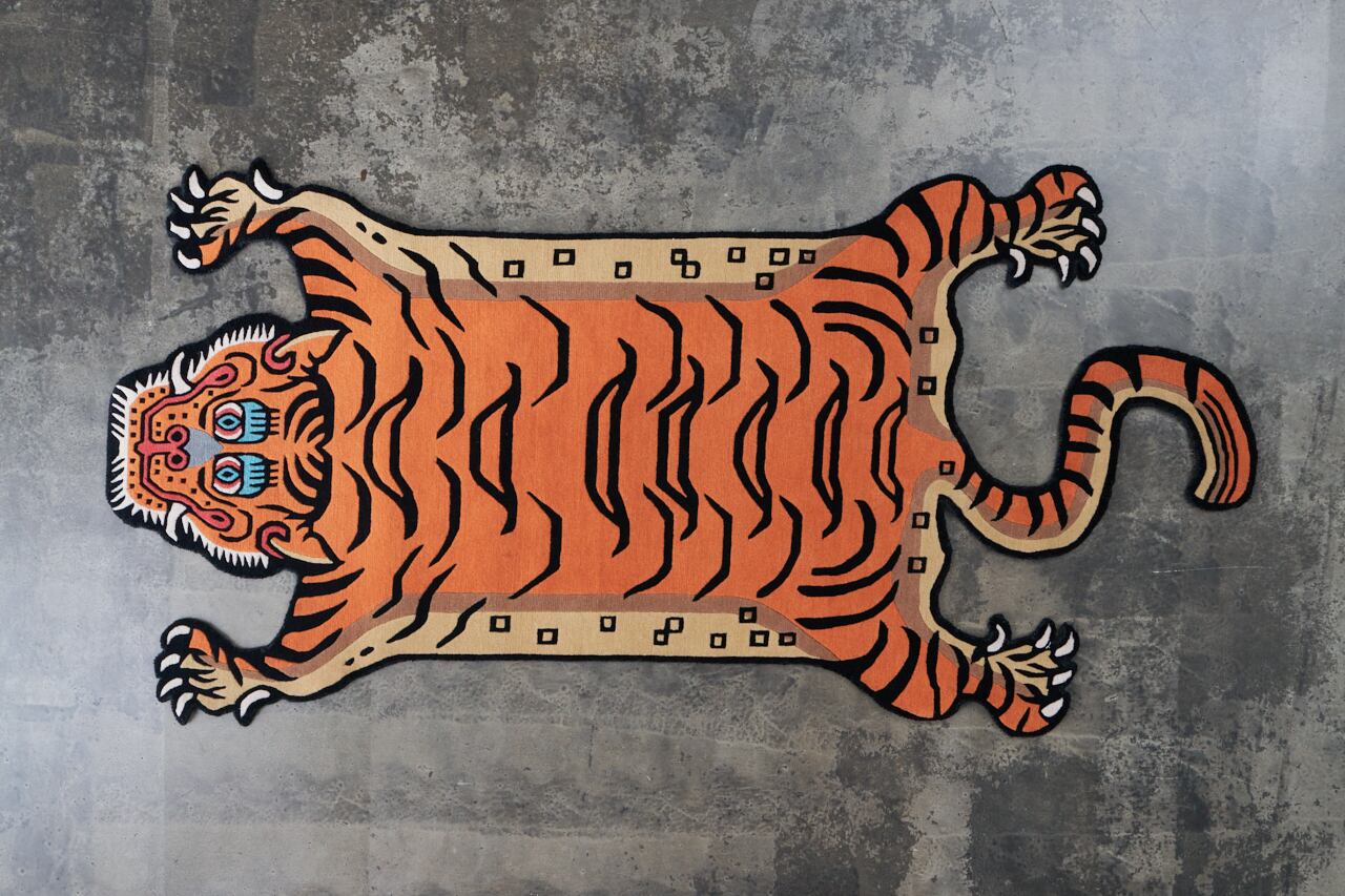 Tibetan Tiger Rug 《Lサイズ•ウール・オリジナル3・トラディショナル