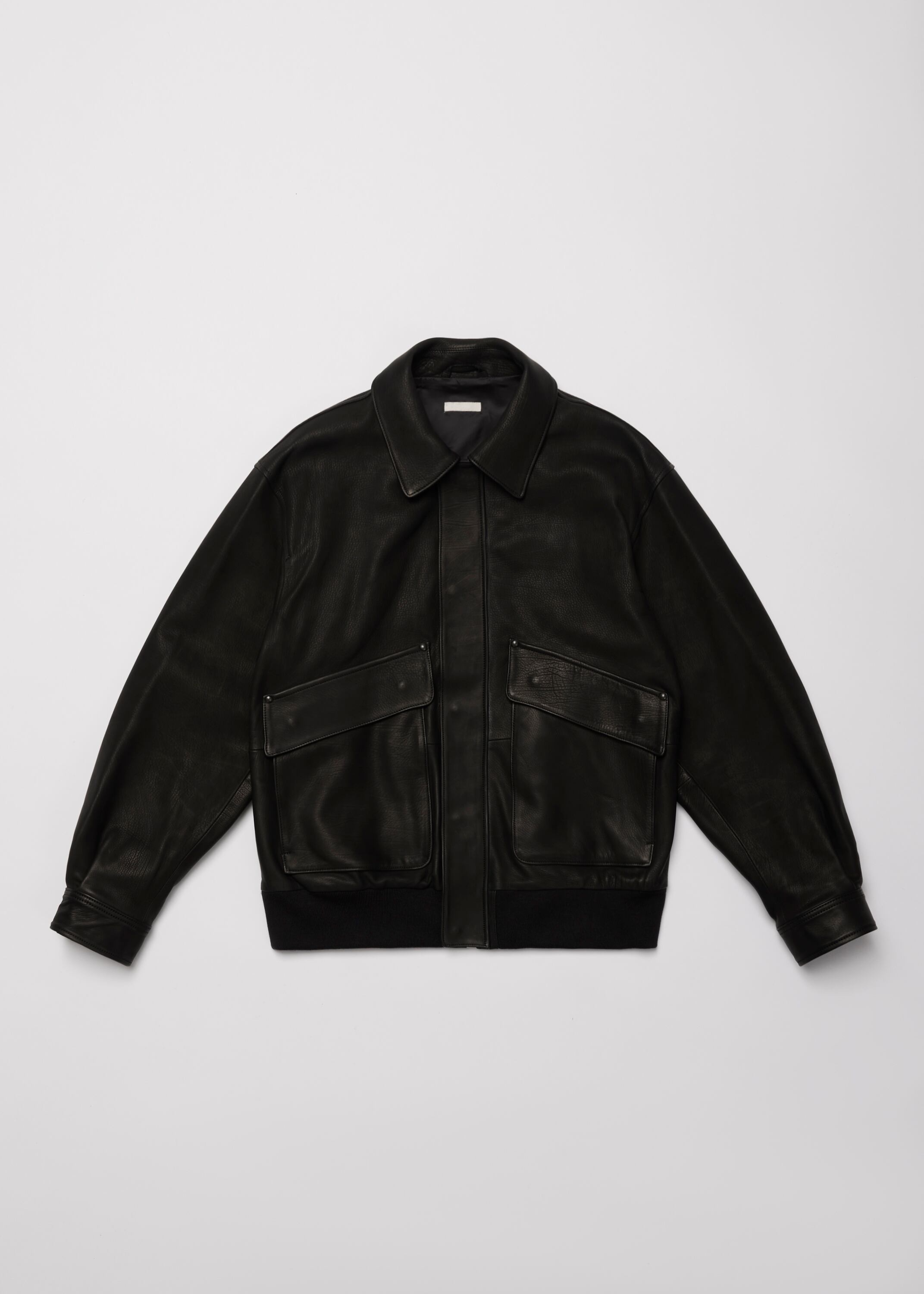 ULTERIOR］CALF LEATHER COVERALL JKT | ICONS