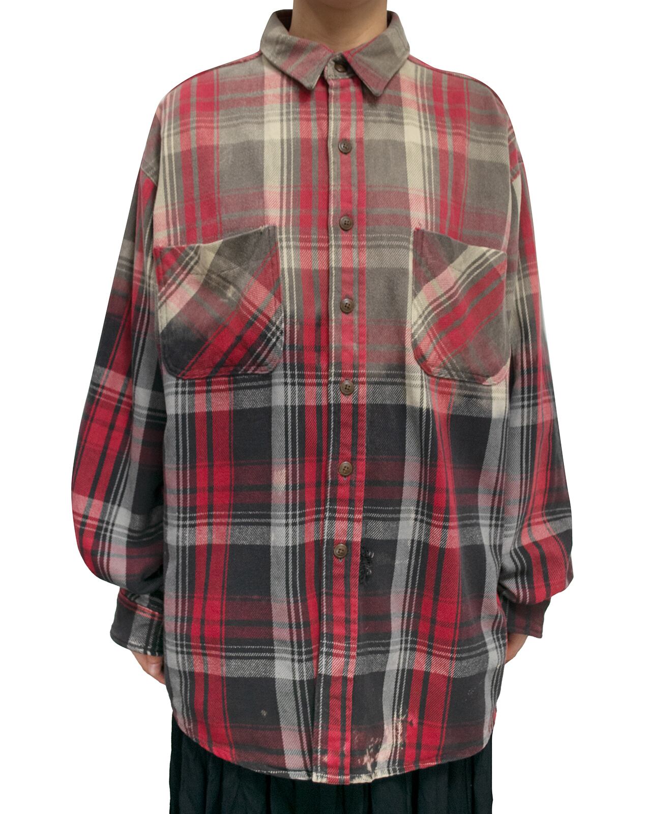 トップス 90's heavy flannel shirt fivebrother oem 90's 