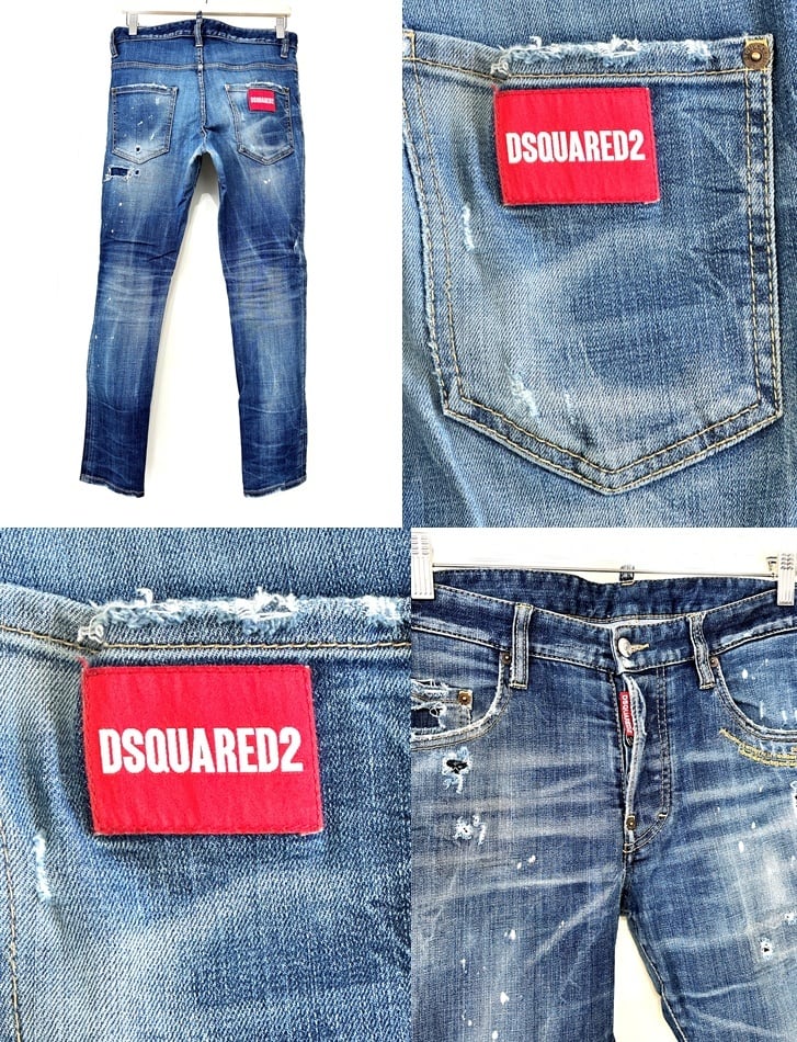 DSQUARED2 SKATER JEAN ディースクエアード 20AW スリム デニム パンツ
