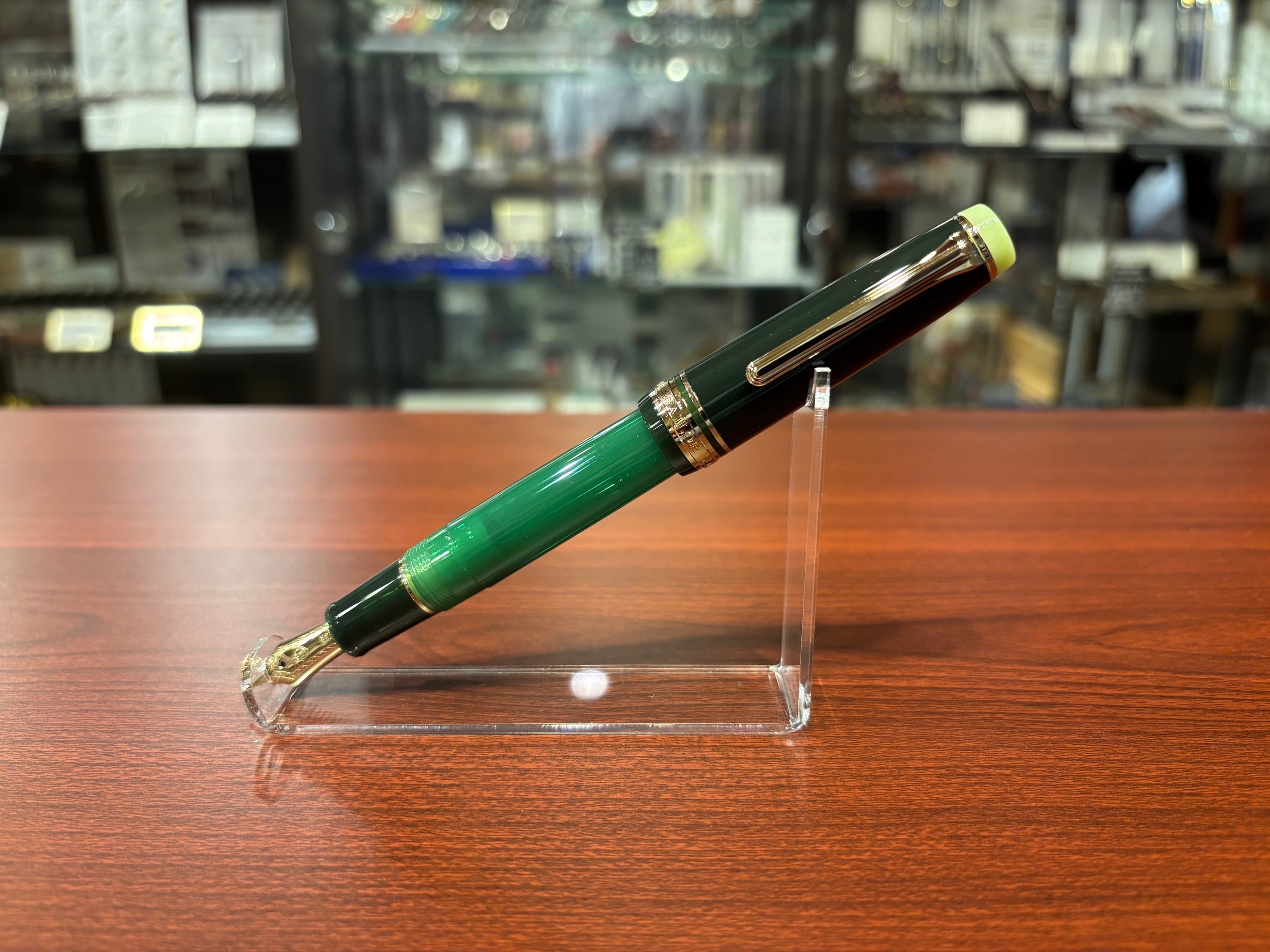 限定】セーラー万年筆 世界のティータイム 万年筆 茶の湯 抹茶 中字