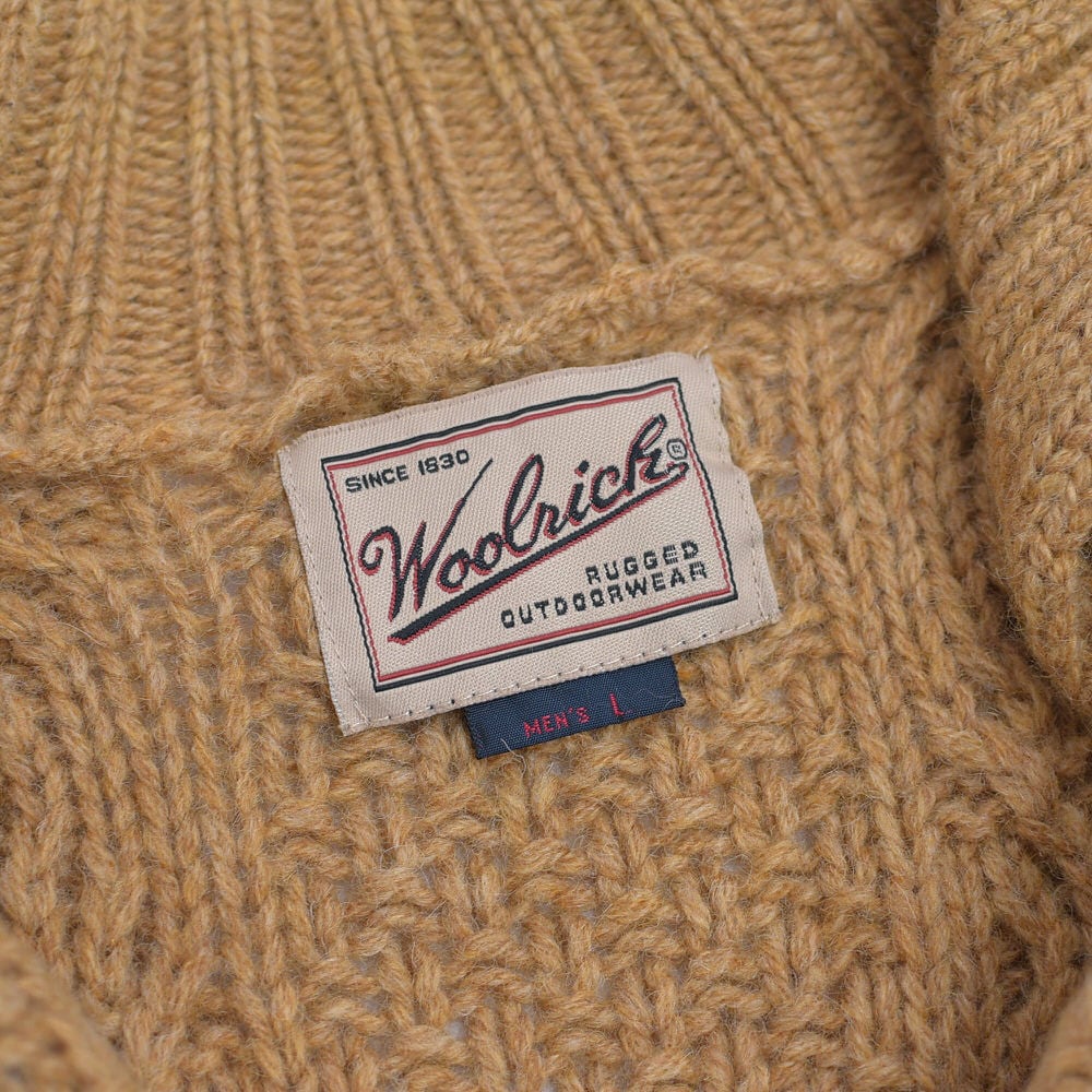 Woolrich ウールリッチ ケーブルニットカーディガン フィッシャーマン