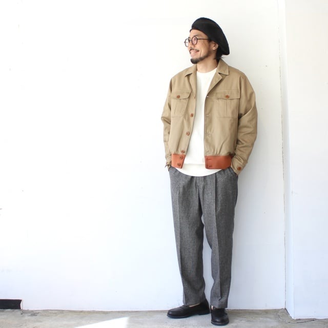 another 20th century カバーオール ジャケット 日本製 ラスト1点】another 20th century Guthrie dust jacket （Beige） | C