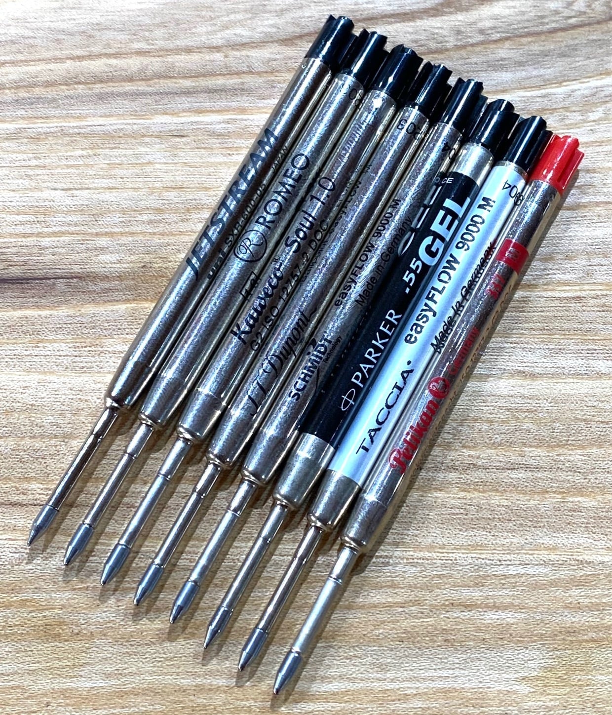 Woodpen craft 蘇芳染綾欅13mm ボールペン木軸ペン