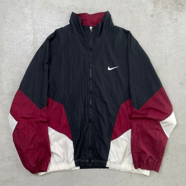 90年代 NIKE ナイキ 白タグ ナイロンジャケットメッシュライナー 