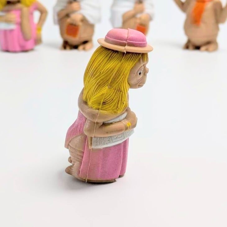 ☆ VINTAGE 1982☆【 E.T. ( イーティー ) 】【A】 PVCフィギュア / 女装・ドレス 〚アメリカン雑貨 アメトイ〛