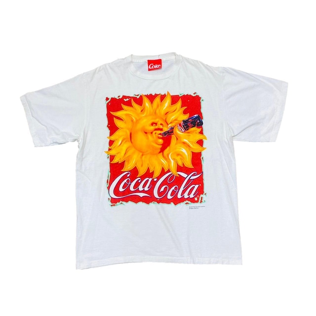 COCA COLA 1995 DRINKING SUN TEE WHITE XL 5237