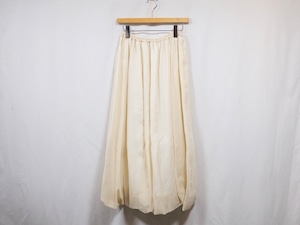 TENNE HANDCRAFTED MODERN  "  organza layered ballon skirts  " Beige