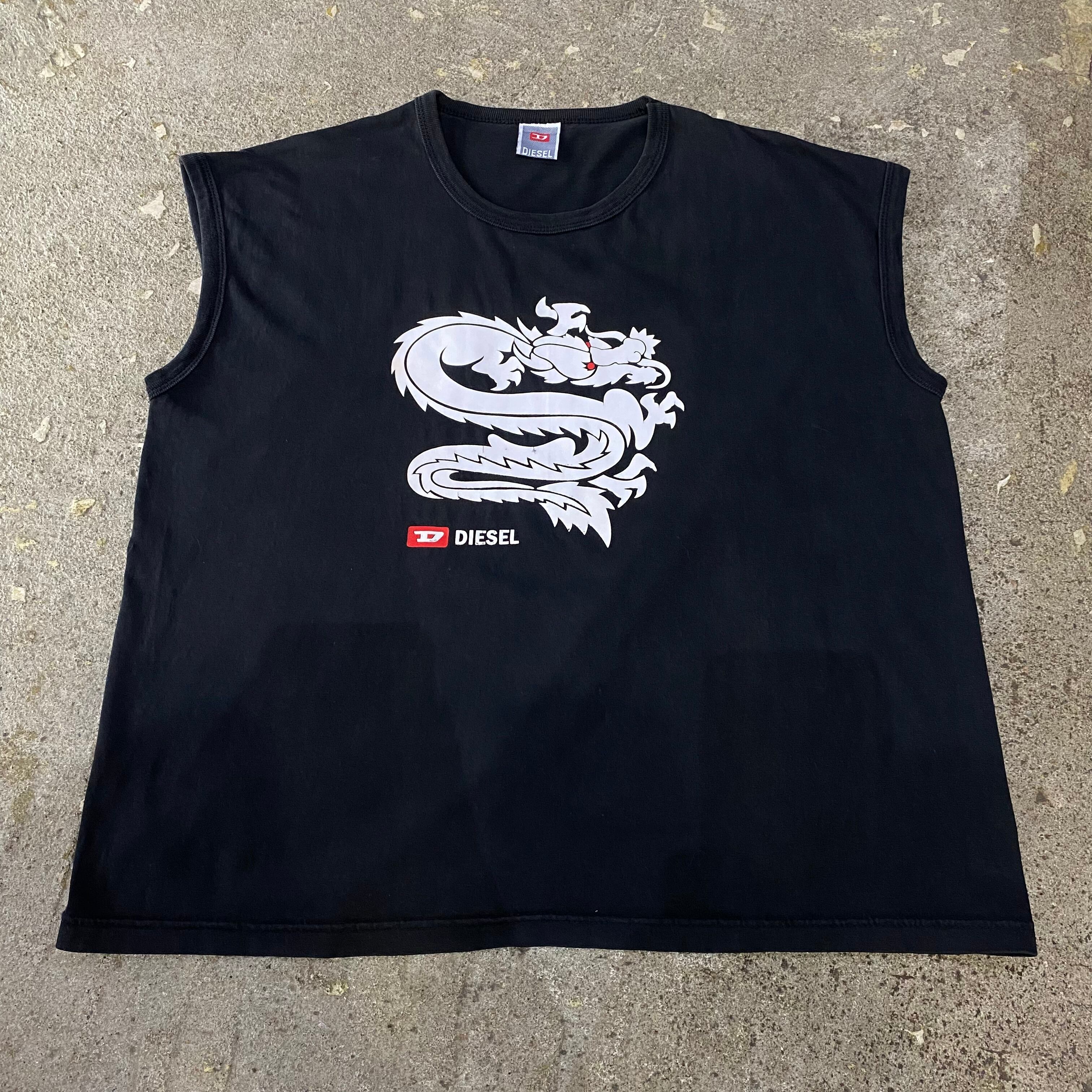00s DIESEL No sleeve shirt | What