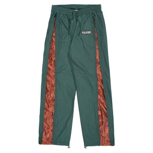 【PLEASURES/プレジャーズ】BLAST SIDE ZIP TRACK PANT トラックパンツ / FOREST GREEN